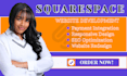 build squarespace website design squarespace website squarespace development