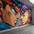 make mural design, graffiti and wallpaper illustration