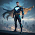 make drawing of super hero character