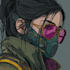 create cyberpunk character art