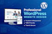 design or redesign a professional wordpress website