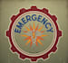 design a powerful vintage emergency logo
