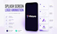 create modern lottie animation for app splash screen