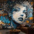 make mural design, graffiti and wallpaper illustration