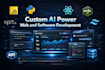 build a custom ai powered website or software app