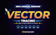 redraw, trace, vectorize, or convert your logo to vector