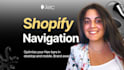 create professional navigation menus for your shopify store