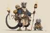 fantasy character and character art