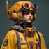 sci fi character illustration or sci fi character