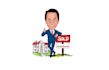 make an innovative caricature logo