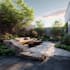 create backyard landscape design rendering