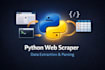 scrape websites and extract data using python