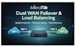 setup mikrotik dual wan failover and load balancing