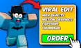 edit your funny roblox and gaming video in 24 hours