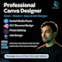 design professional cvs, social media posts, and canva templates