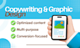 be your copywriter and graphic designer