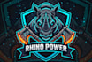 design amazing rhino head logo with express delivery