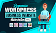 design a professional wordpress business website