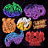 trippy stoner doom psychedelic metal logo design