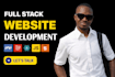 do website development, custom website, full stack frontend backend