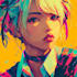 draw digital art mixing anime