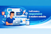 build a responsive website using HTML, CSS , bootstrap
