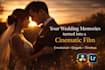 create a cinematic wedding slideshow