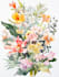 create botanical illustration flower, plant design