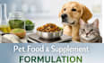develop pet food, supplements, nutrition formulations for pets