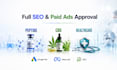 do full SEO of peptide website, cbd, healthcare ads, google keywords ranking