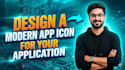 design a modern app icon for your application