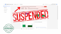 google merchant center suspension and product disapproval issues