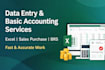 data entry accounting excel