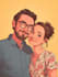 make couple portrait illustrat