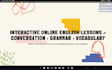 english conversation practice and grammar improvement