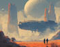 draw futuristic battles, planets, and space scenes