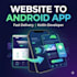 convert your website into android app webview with ads and push notification