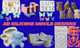 design 3d cad model silicone mold resin casting chocolate soap mold stl file