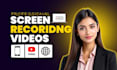 create screen recording tutorials for software, websites, apps