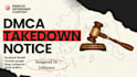 do dmca takedown notice to remove copyright infringement