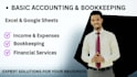 do basic accounting, bookkeeping, and financial data entry