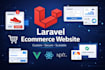 build a custom laravel ecommerce website
