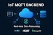 develop iot backend with mqtt broker, nodejs and realtime dashboard
