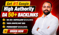 provide high da guest post  backlink link building off page seo service