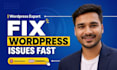 fix wordpress issues, elementor, divi, woocommerce bugs, expert help