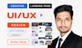 do figma landing page design, figma landing page, ui ux design