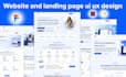 do figma website ui ux, figma design website, figma landing page, website mockup