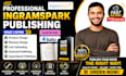 do format and publish digital product on gumroad, lulu, ingramspark professional