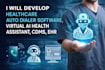 develop healthcare auto dialer software, virtual ai health assistant, cdms, ehr