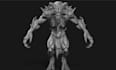 make 3d humanoid character dnd creature, dinosaurs model,sculpt vr avatar zbrush